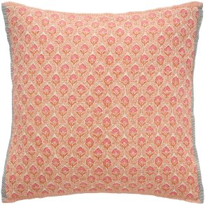 Pudebetr�k - Vigga - Orange og pink print - 50 x 50 cm