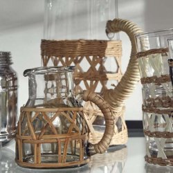 Fineste fldekande med flet - H:13 cm