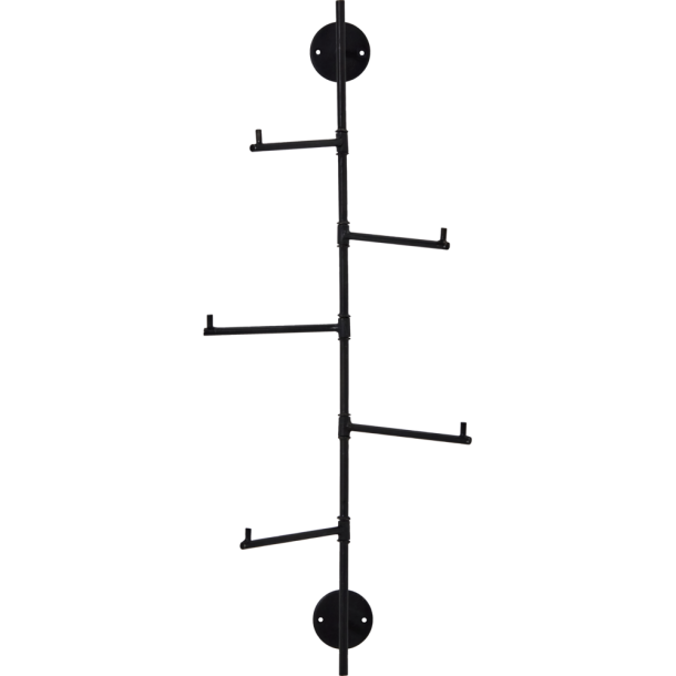 Knager�kke - HDFlex - Sort - H:70 D:6,5 cm