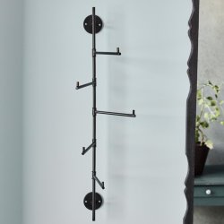 Knager�kke - HDFlex - Sort - H:70 D:6,5 cm