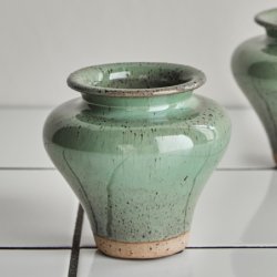 Vase - Kolo - Gr�n - 9,5 cm