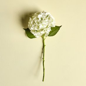 Artificial flower - Hortensia - Hvid - H:50 cm