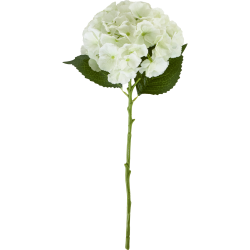 Artificial flower - Hortensia - Hvid - H:50 cm
