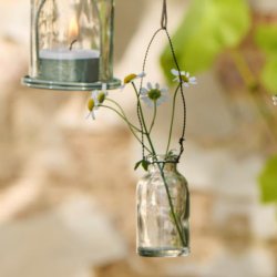 Flaske - Mini - med wire - H:5,5 cm