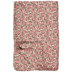 Vatt�ppe - Powder Rose and Brown - 130 x 180 cm