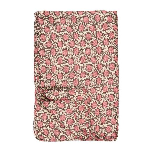 Vatt�ppe - Powder Rose and Brown - 130 x 180 cm