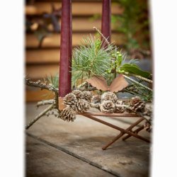 Lrke - Adventskrans - :28 H:8 cm