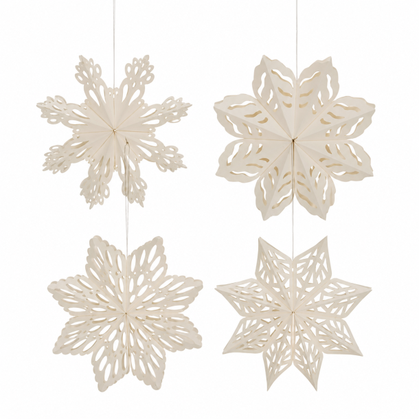 Papirstjerner fra House Doctor � s�t med 4 stk. � �: 15 cm