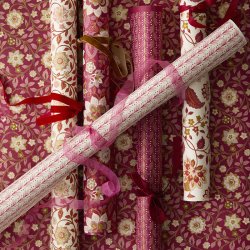 H�ndlavet gavepapir Naya � Berry � 6 ark