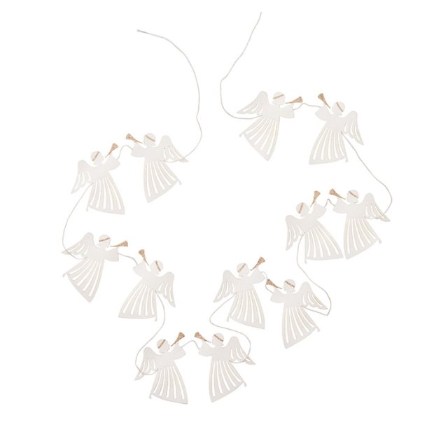 Engleguirlande i papir � Off White � 150 cm � Bungalow
