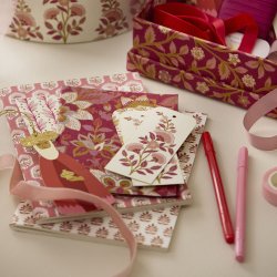 3 dukker med Grossgrainbnd i rosa-rde nuancer - 3 x 10 meter