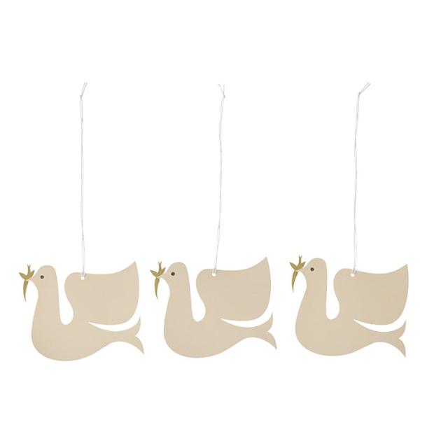 Papirduer � Sand � 3 stk. � Bungalow