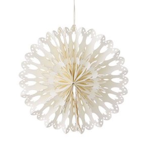 Papirstjerne Frost � White � � 20 cm