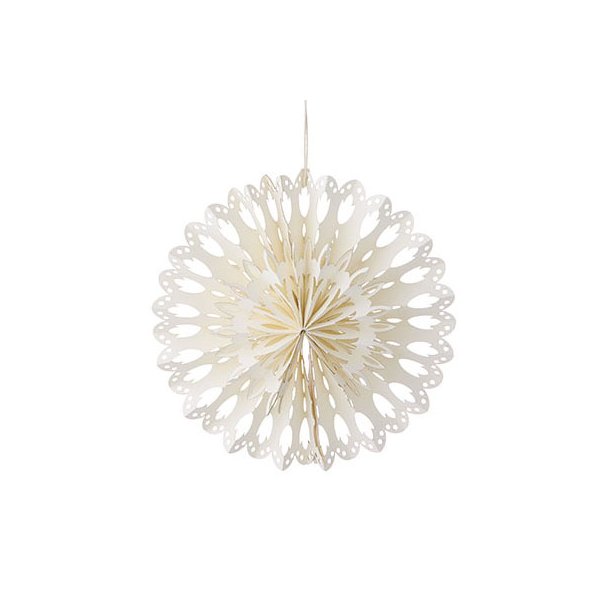 Papirstjerne Frost � White � � 20 cm