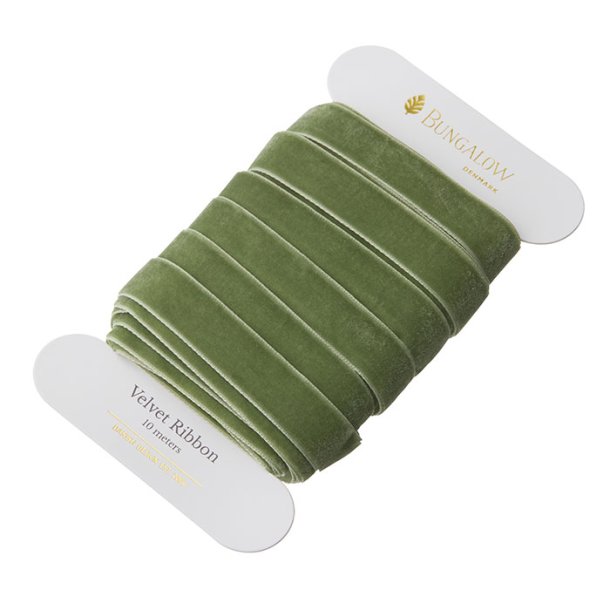 Velourb�nd � Moss � 1,6 cm x 10 m