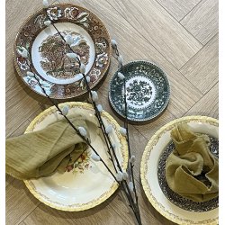 Vintagetallerken - Dyb - �:25 cm