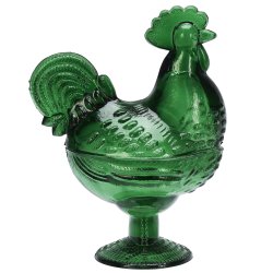 H�nesk�l - Dark Green - 16 x 11 x 22 cm