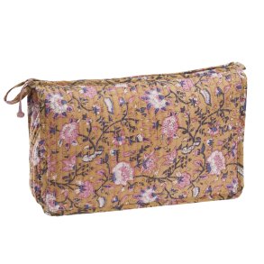 Toilettaske - Peach - Pink - White - Blue - 30 x 9 x 20 cm.