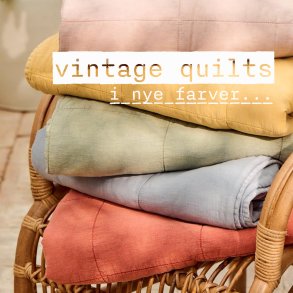 Vintage Quilt i de nye farver &hearts;